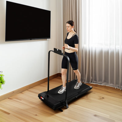 Flatbed walker with armrests black - Korvel