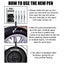 Tire Paint Pen, Car Tire Letter Pen Decorative Modification Supplies Graffiti Tracing Birthmark Pen - Korvel