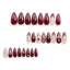 European and American popular manicure wearable nails cross flash diamond explosive wearable nails fake nails - Korvel