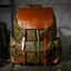 Mochila de Viaje de Cuero para Hombre de Gran Capacidad First Layer