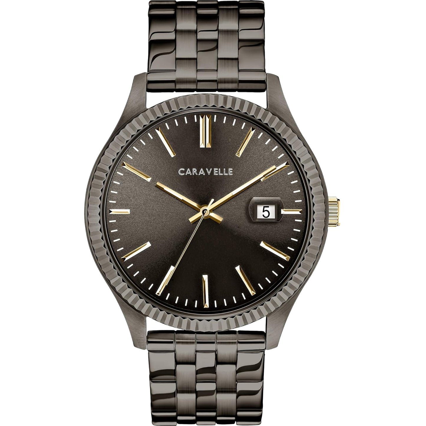 Montre de costume pour homme Caravelle - Cadran gris élégant
