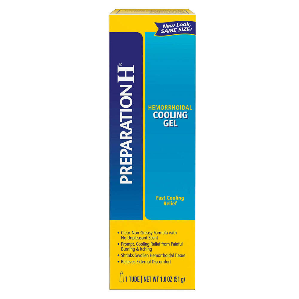 Premium Hemorrhoidal Cooling Gel with Aloe - 1.8 Oz