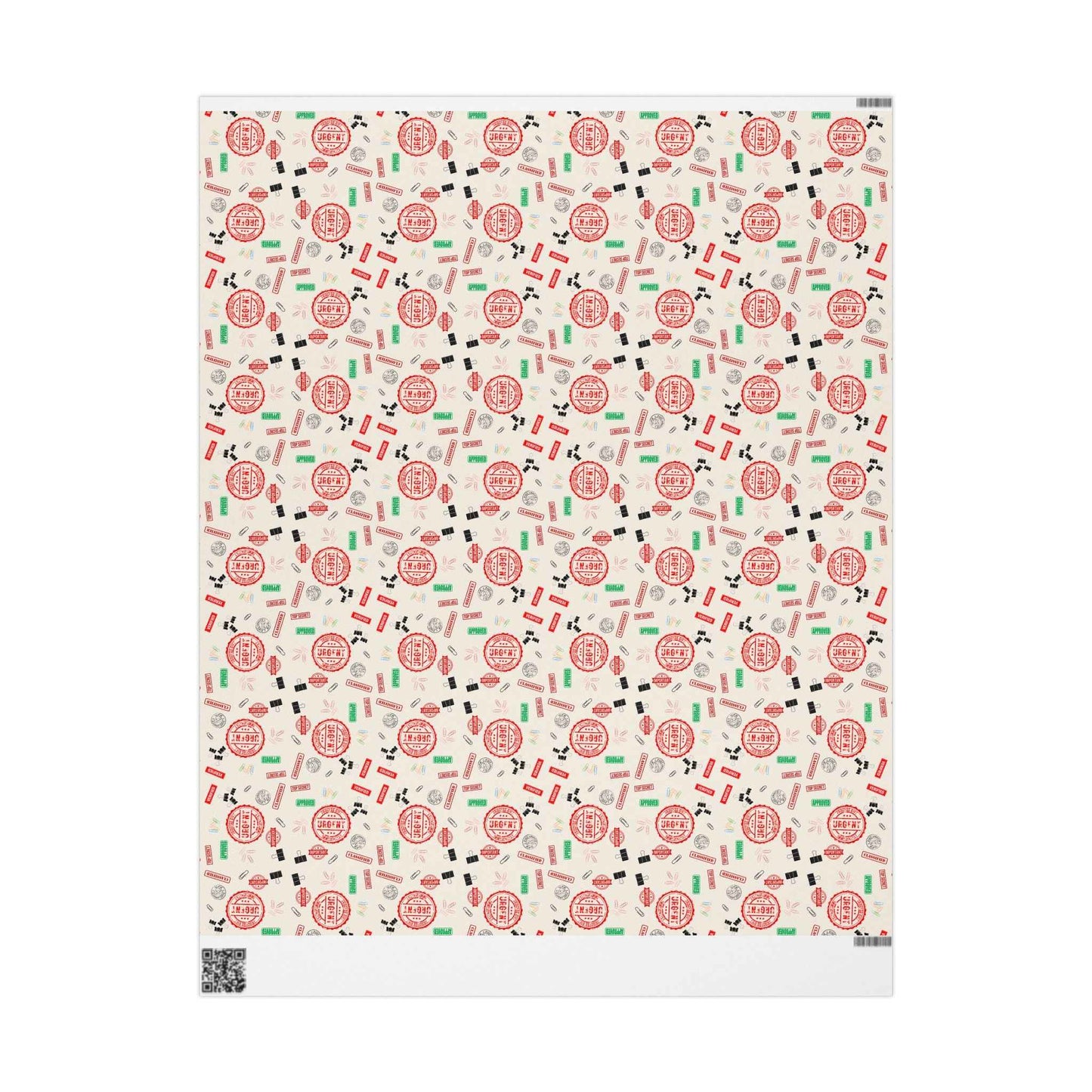 Papier Cadeau Red Tape – Papier Cadeau Parodique Politique