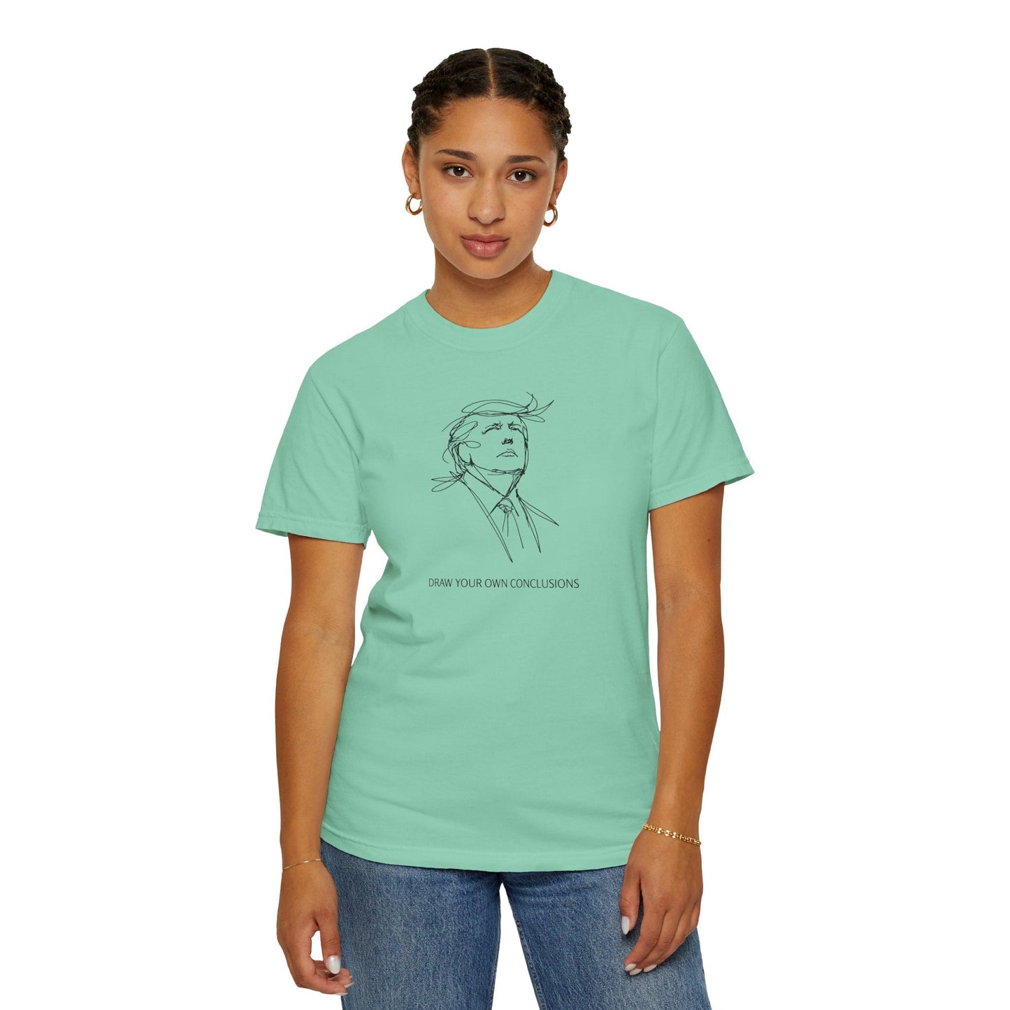 Saca tus propias conclusiones camiseta gráfica unisex