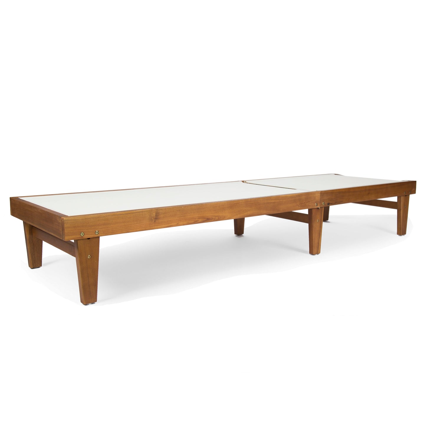 Summerland Chaise Lounge - White Mesh