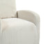 Silla mecedora giratoria tapizada JiaDa en beige