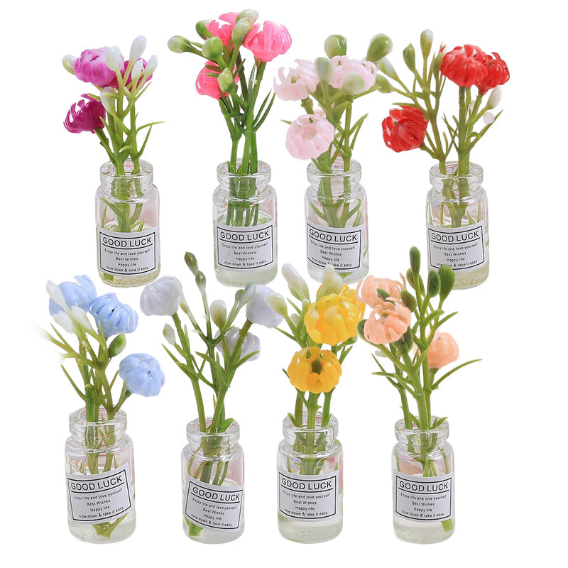 Multicolor three-dimensional luminous vase, creative handmade DIY cream glue accessories, resin small parts - Korvel