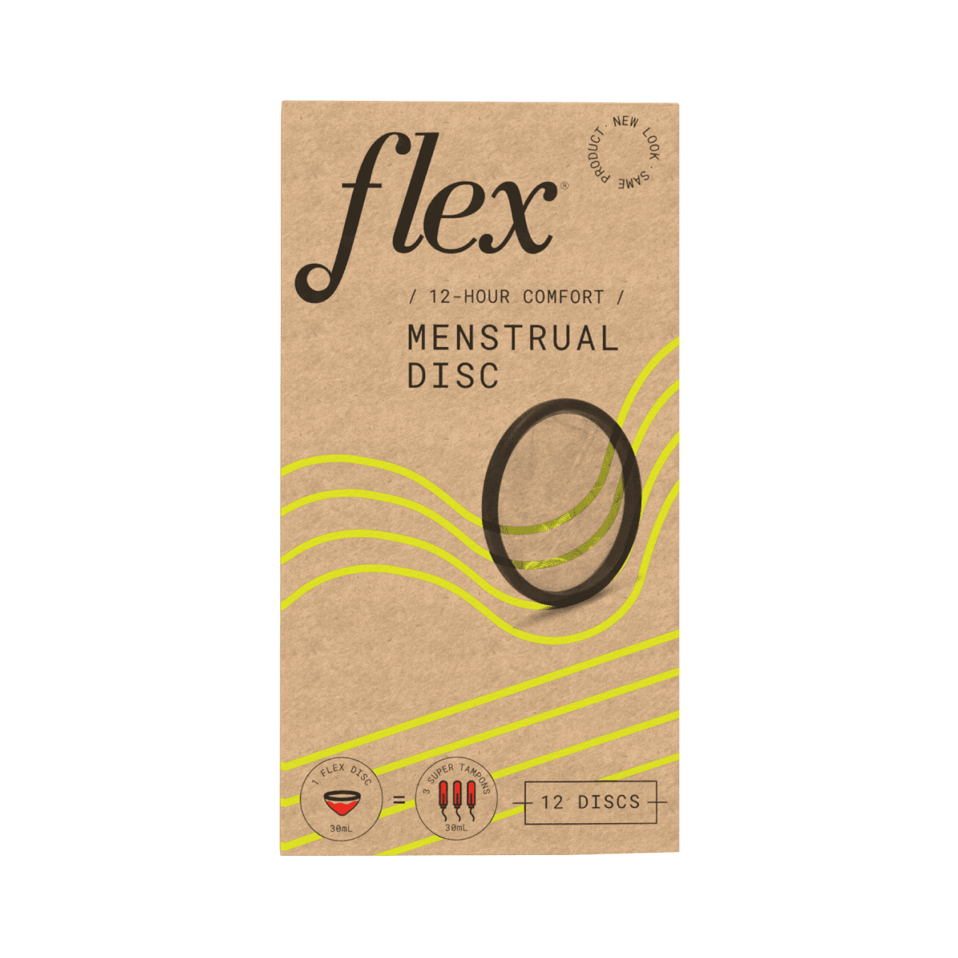 Disques menstruels Flex - 12 unités