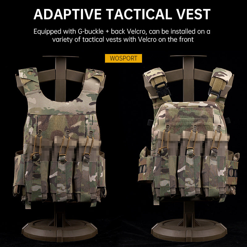 Outdoor 5.56 Triple Magazine Pouches Tactical Pouch Molle Mag Pouch for Hunting Vest - Korvel