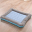 Cooling pet mats for dogs & cats (puppies/kittens): ice silk, breathable, soft summer pads in pink/blue. - Korvel