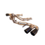 SPDZ1 Performance Catback Exhaust for 2020+ Chevrolet Corvette C8 | Black Quad Tips | 6.2L V8 - Korvel