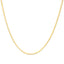 Unisex Solid 14K Yellow Gold Herringbone Chain Necklace - 18"