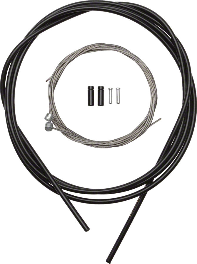 Ensemble de câble et gaine de frein en acier inoxydable Shimano MTB - Noir