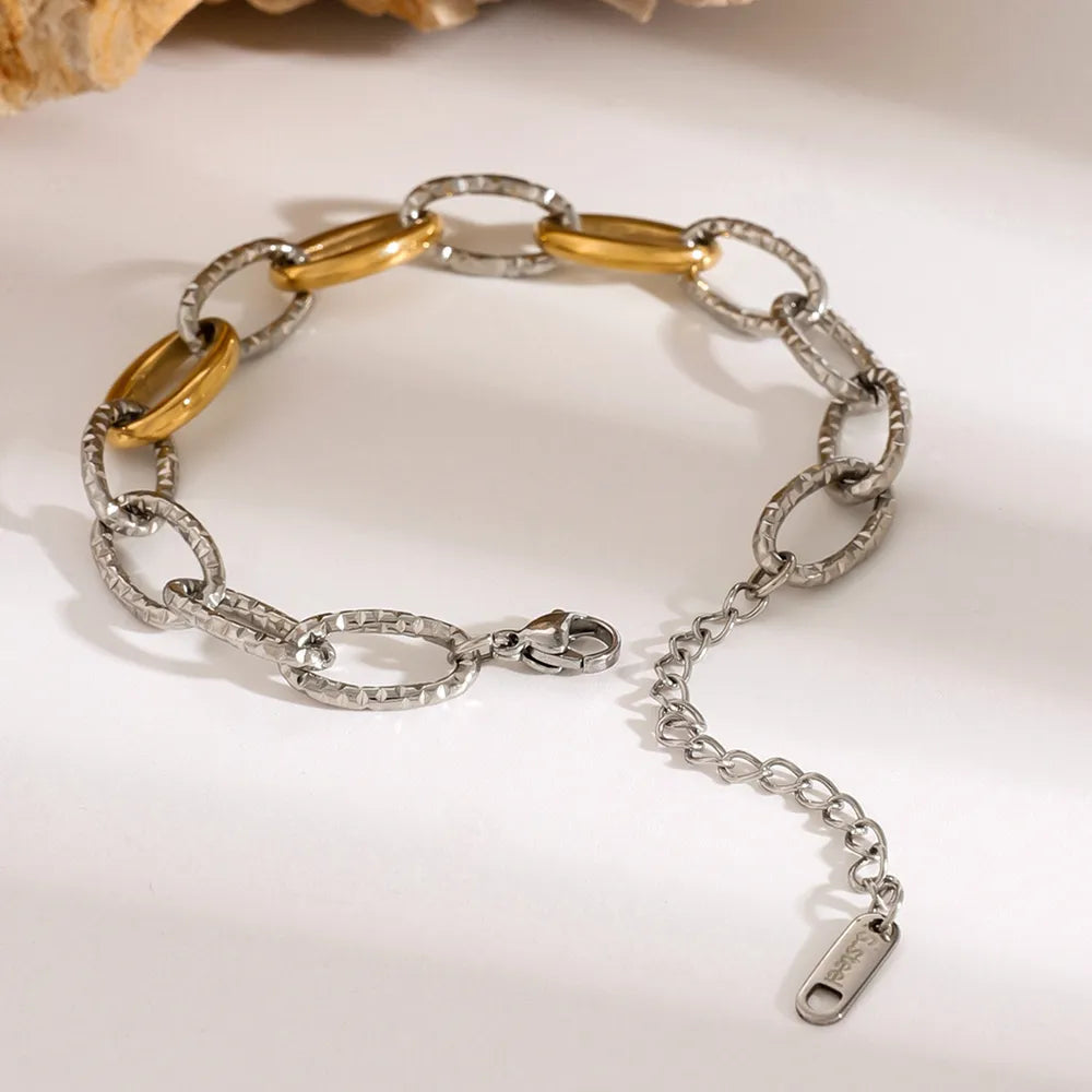 18K Gold-Plated Stainless Steel Bracelet - Korvel