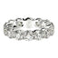 Bague Eternité en Diamant Lab Grown Taille Ronde en Or Blanc 14k