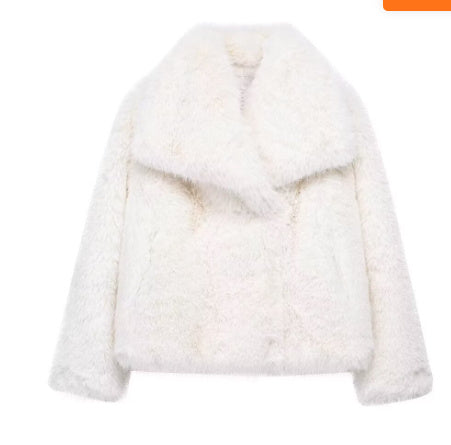 Winter Plush Coat - Stylish Warm Thicken Fluffy Jacket