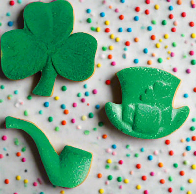 Decoraciones de Azúcar Comestibles para San Patricio - 72 Piezas