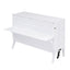 Queen Size Murphy Bed with Built-In Charging Station and a Shelf  White - Korvel