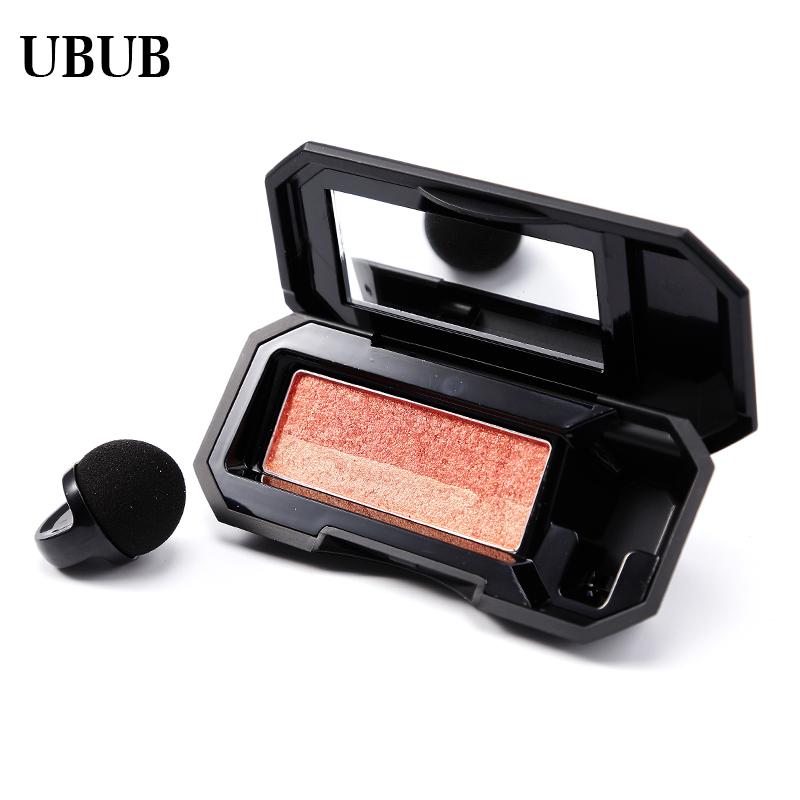 UBUB Professional Double Colors Shimmer Smoky Eyeshadow Shiny High Pigments Waterproof Long Lasting Nude Eye Shadow Palette - Korvel