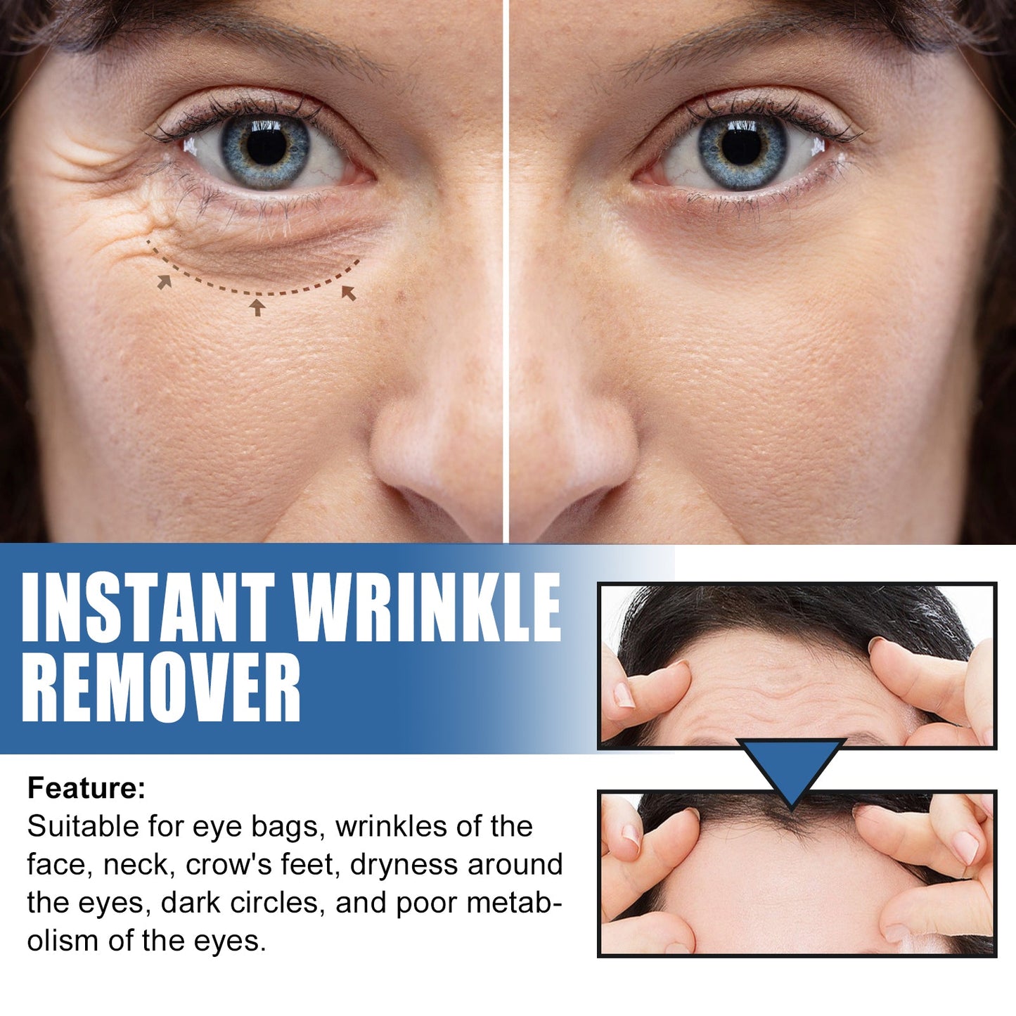 5 Seconds Retinol Cream To Reduce Fine Lines Under Eyes Hydrating Moisturizing Cream To Soften Skin - Korvel