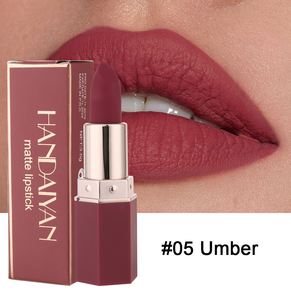 HANDAIYAN Matte Long Lasting Lipstick Lipstick Long Lasting Makeup Multi Color Lipsticks Look Good And Show Temperament - Korvel
