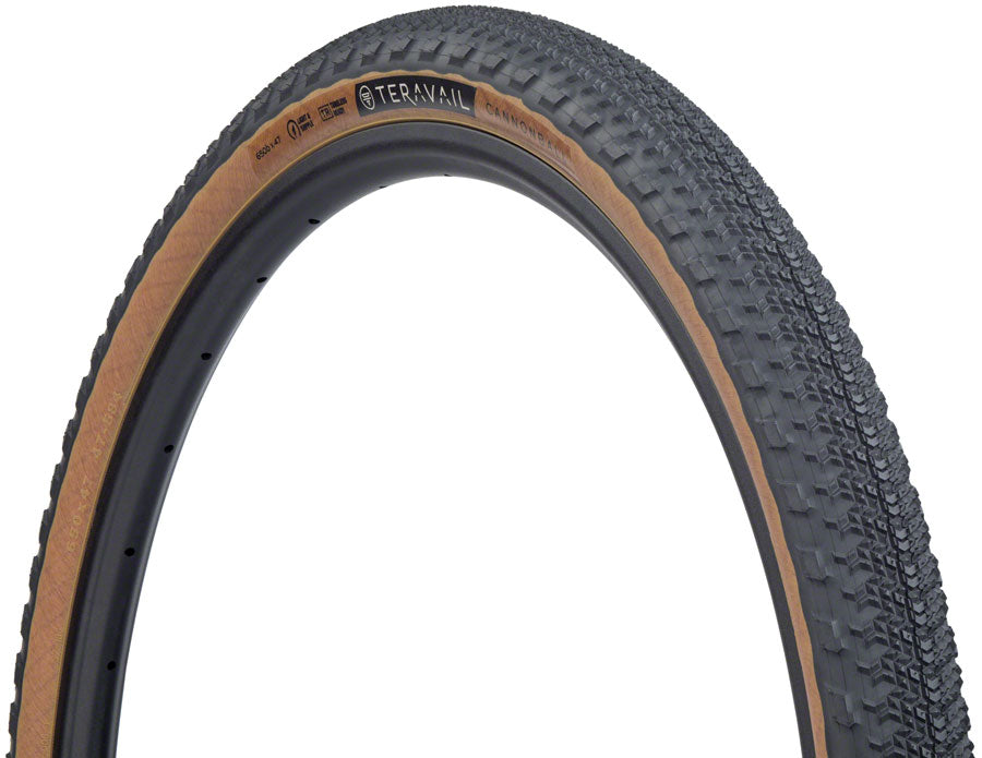 Pneu Teravail Cannonball - 650b x 47 Tubeless Pliant Tan