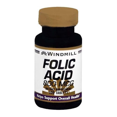 Windmill Folic Acid 800 Mcg Tablets