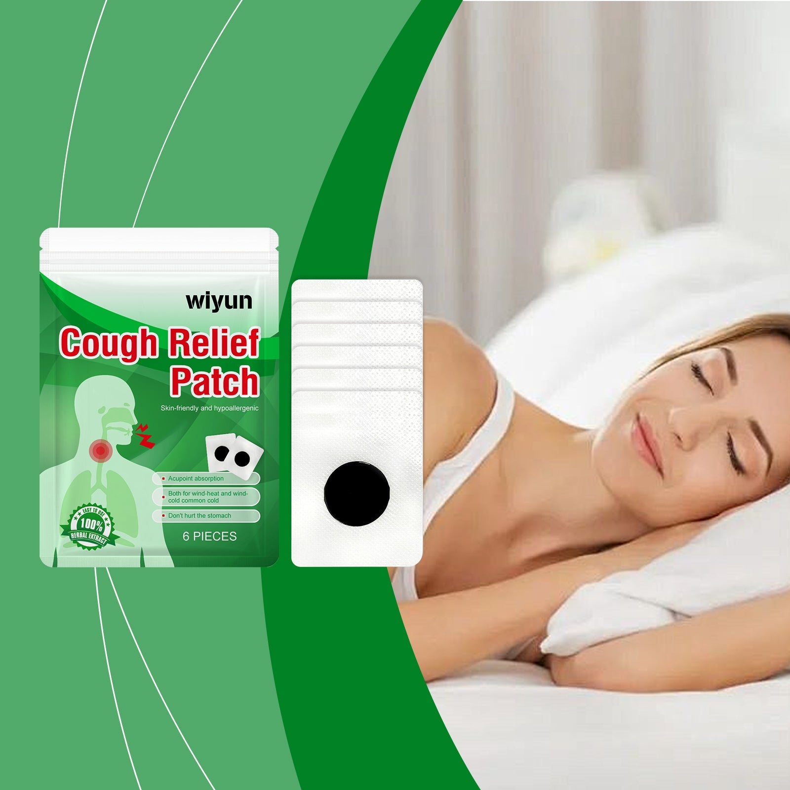 Herbal Body Care Patch, Gentle And Comfortable Maintenance And Relief Of Throat Discomfort Daily Care Patch - Korvel
