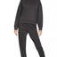 Ensemble Sweatshirt à Col Montant et Joggers Zenana