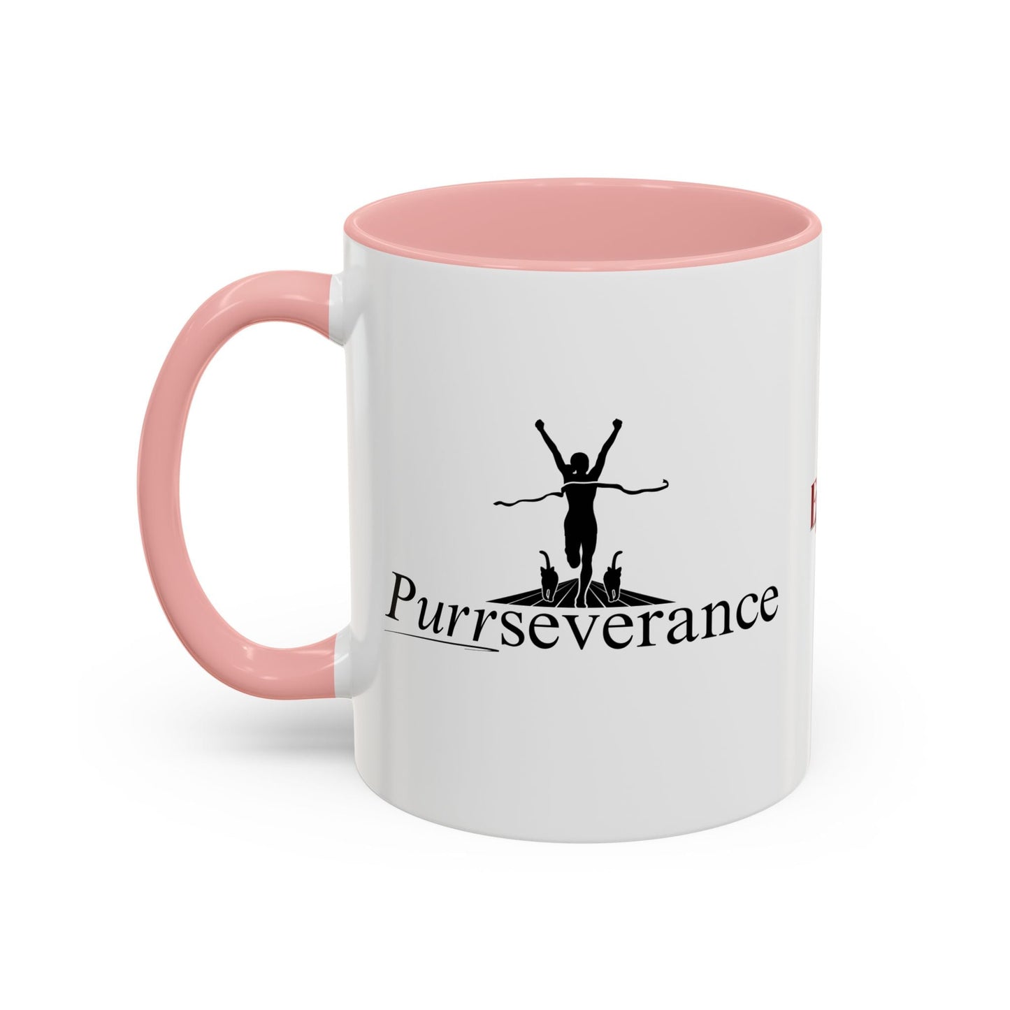 Purrseverance Accent Coffee Mug - Stylish & Functional
