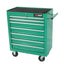 7 DRAWERS MULTIFUNCTIONAL TOOL CART WITH WHEELS-GREEN - Korvel
