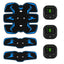 EMS Muscle Stimulator with LED Display USB Rechargeable Abdominal Belt Work Out Power Fitness Abdominal Men Women - Korvel