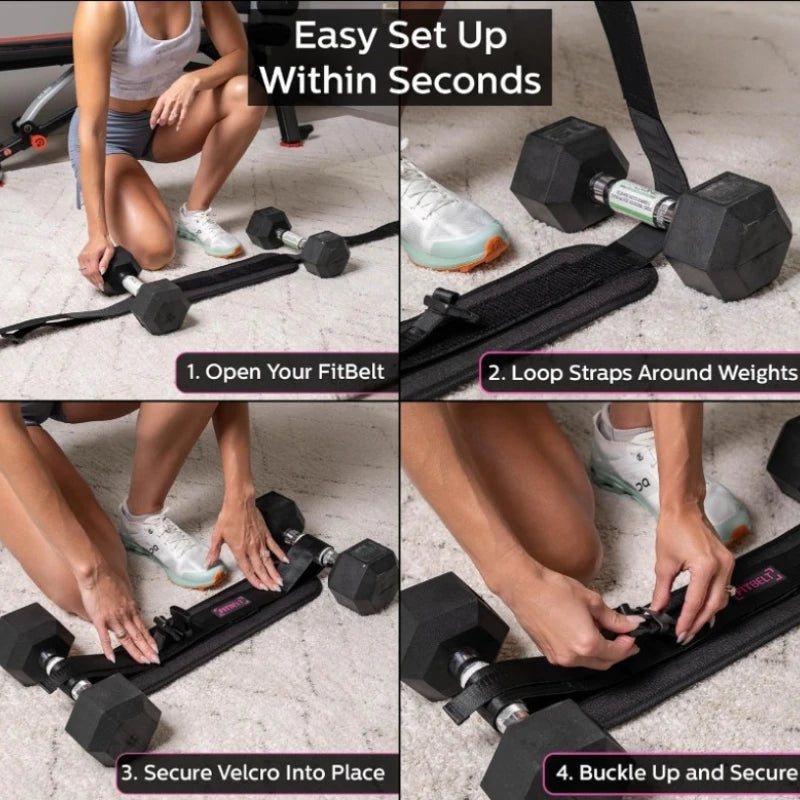 Premium Hip Bridge Weight-Bearing Training Belt
