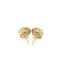 14k Two-Tone Gold Multi-Textured Open Circle Earrings