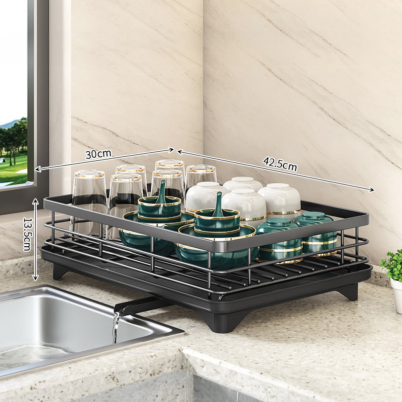 2024 Adjustable Stainless Steel Kitchen Dish Drying Rack