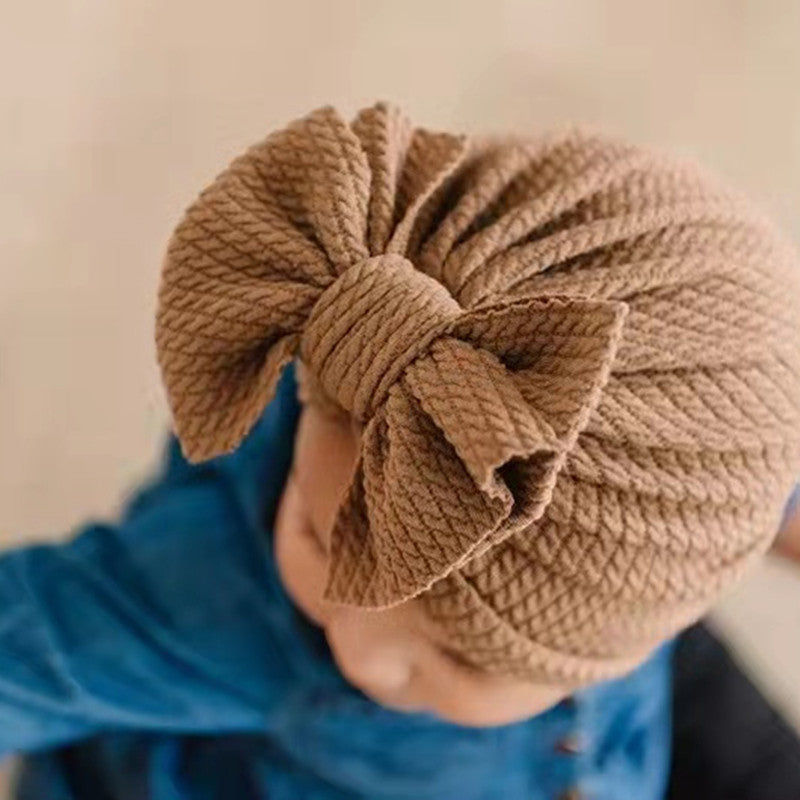 Chapeau pour bébé à double nœud Pit Strip - Bonnet chaud en pneu indien