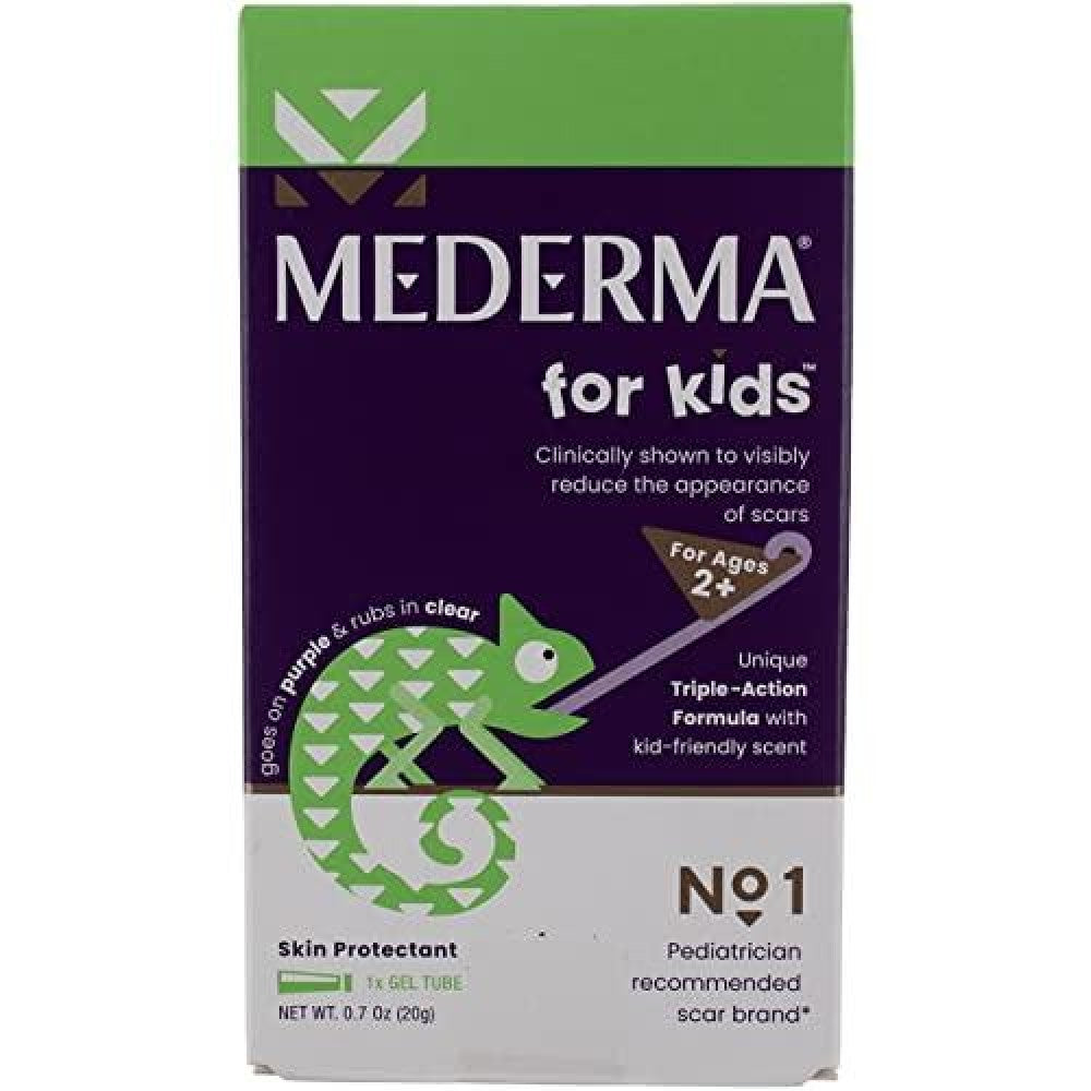 Mederma Kids Scar Gel - Recomendado por Pediatras, Aroma de Uva, 0.70 Oz