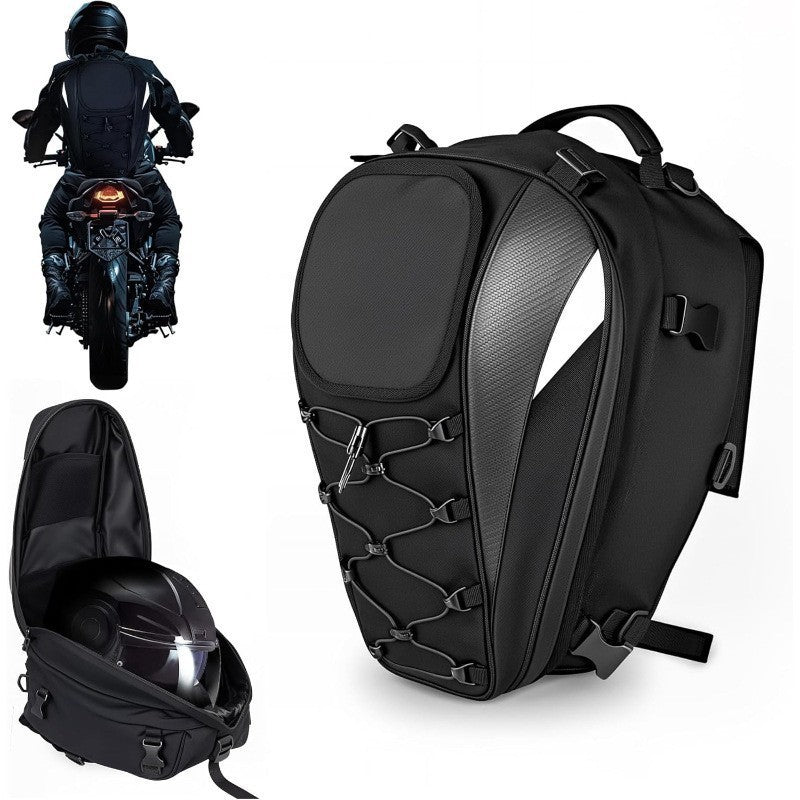 Mochila Trasera Impermeable de Gran Capacidad para Motocicleta