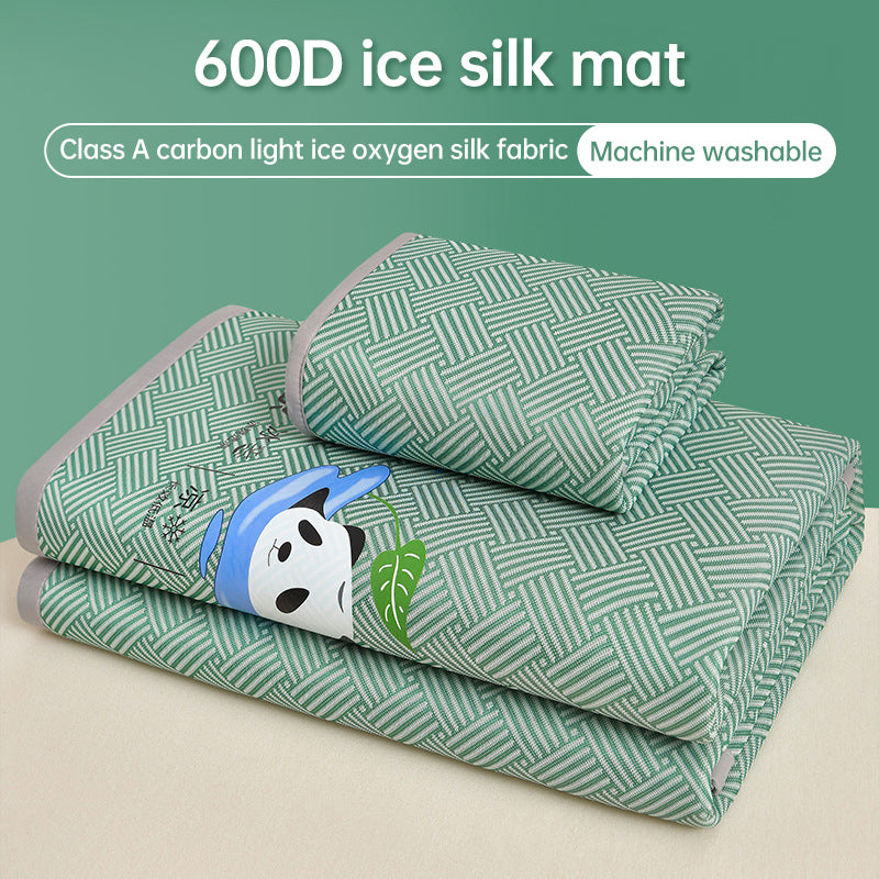 600D Carbon Fiber Summer Mat, Natural Ice Vine Cooling Mat, Can, Naked-sleep Cool Mattress, Pillowcase - Korvel