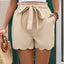 Perfee Frill Tied Shorts with Pockets - Korvel