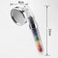 Seven-Color Crystal Gravel Handheld Shower