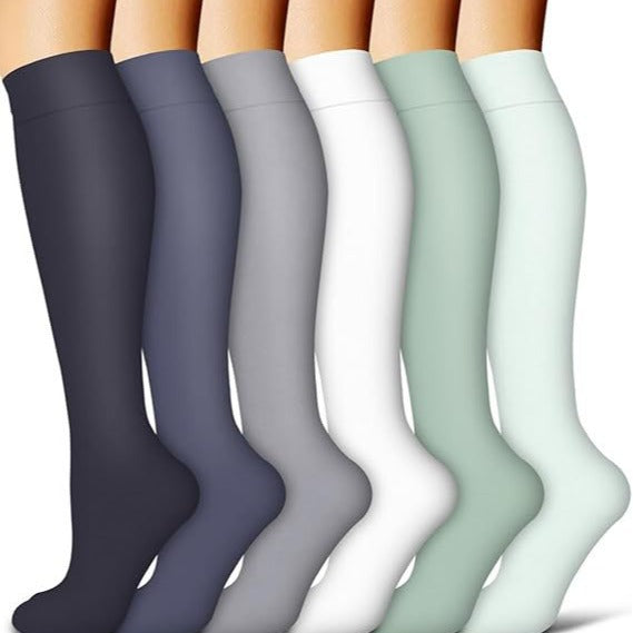 Sports pressure socks long tube socks calf socks compression socks skipping rope elastic cycling socks - Korvel