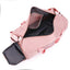 New fitness bag, shoe compartment, dry wet separation bag, sports travel bag, shiny pink letter single shoulder crossbody bag - Korvel