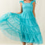 Robe Midi à Volants en Tulle pour Femmes - Élégante et Romantique