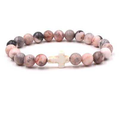 Fashion bead jewelry cross bracelet - Korvel