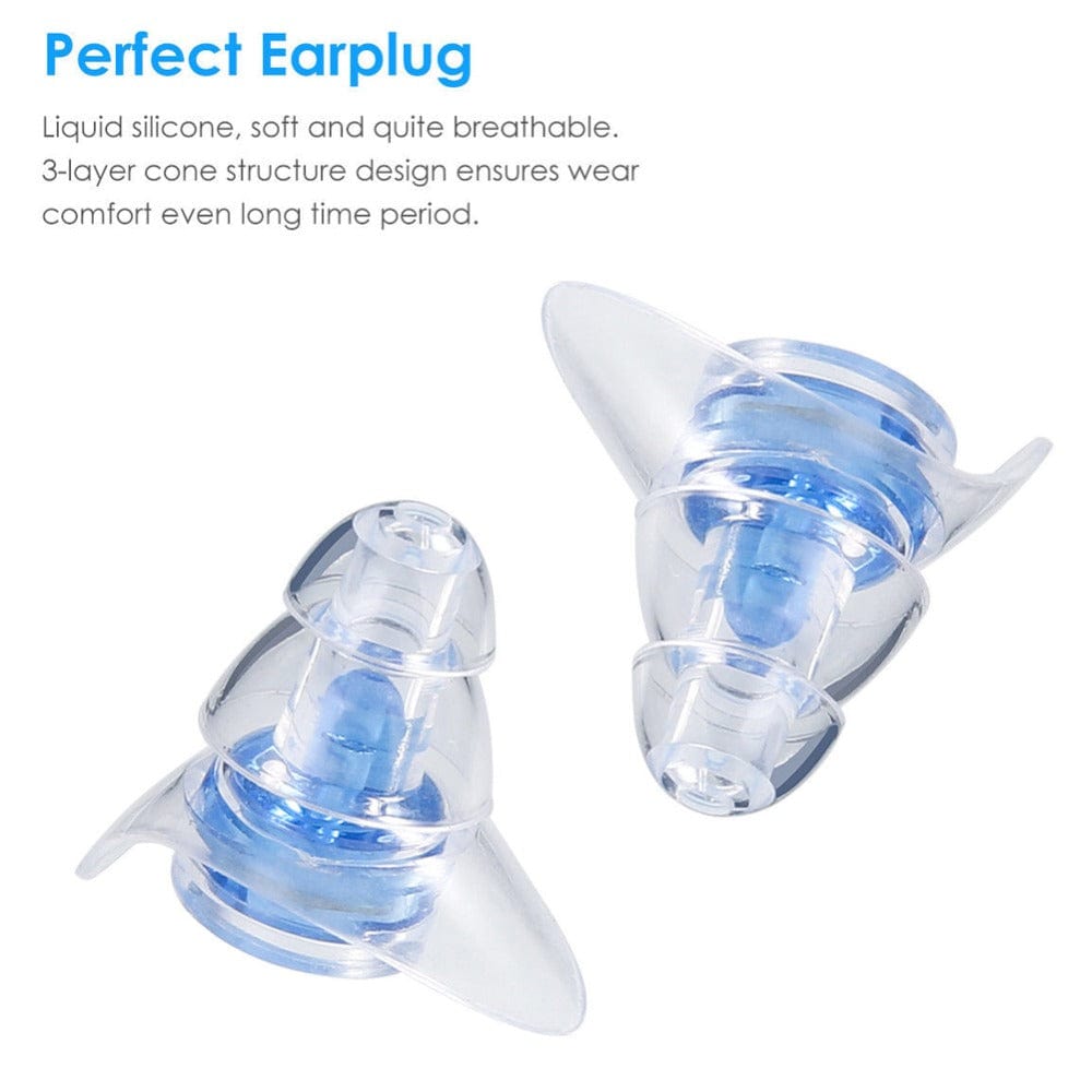 Noise Reduction And Sound Isolation Earplugs Concert High Fidelity Filter Earplugs Wholesale Blue Filter Earplugs Double Tail - Korvel