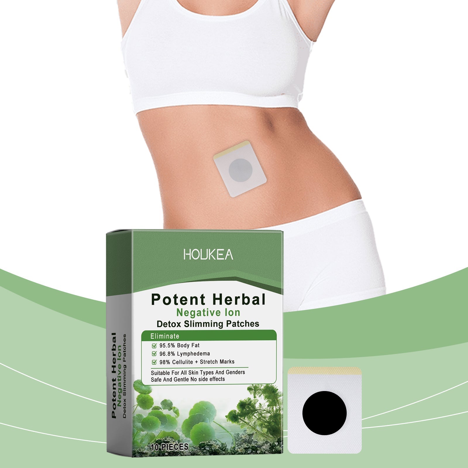 Herbal Care Patch Mild Ingredients Herbal Care Firming Body Skin Daily Beauty Care Patch - Korvel