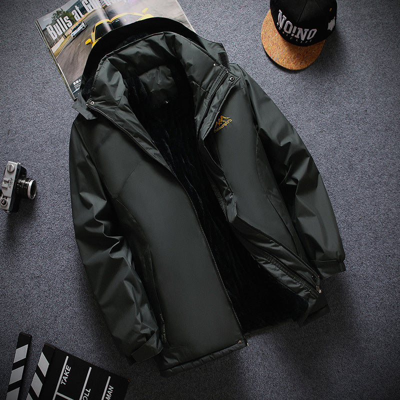 Waterproof Fleece Lined Sport Jacket for Autumn & Winter