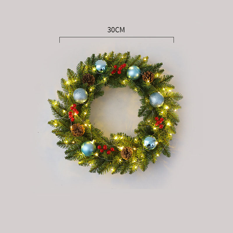 Corona de Navidad de Ratan Elegante - Disponibles en Múltiples Tamaños