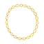 14k Yellow Gold High Polish Oval Mariner Link Necklace